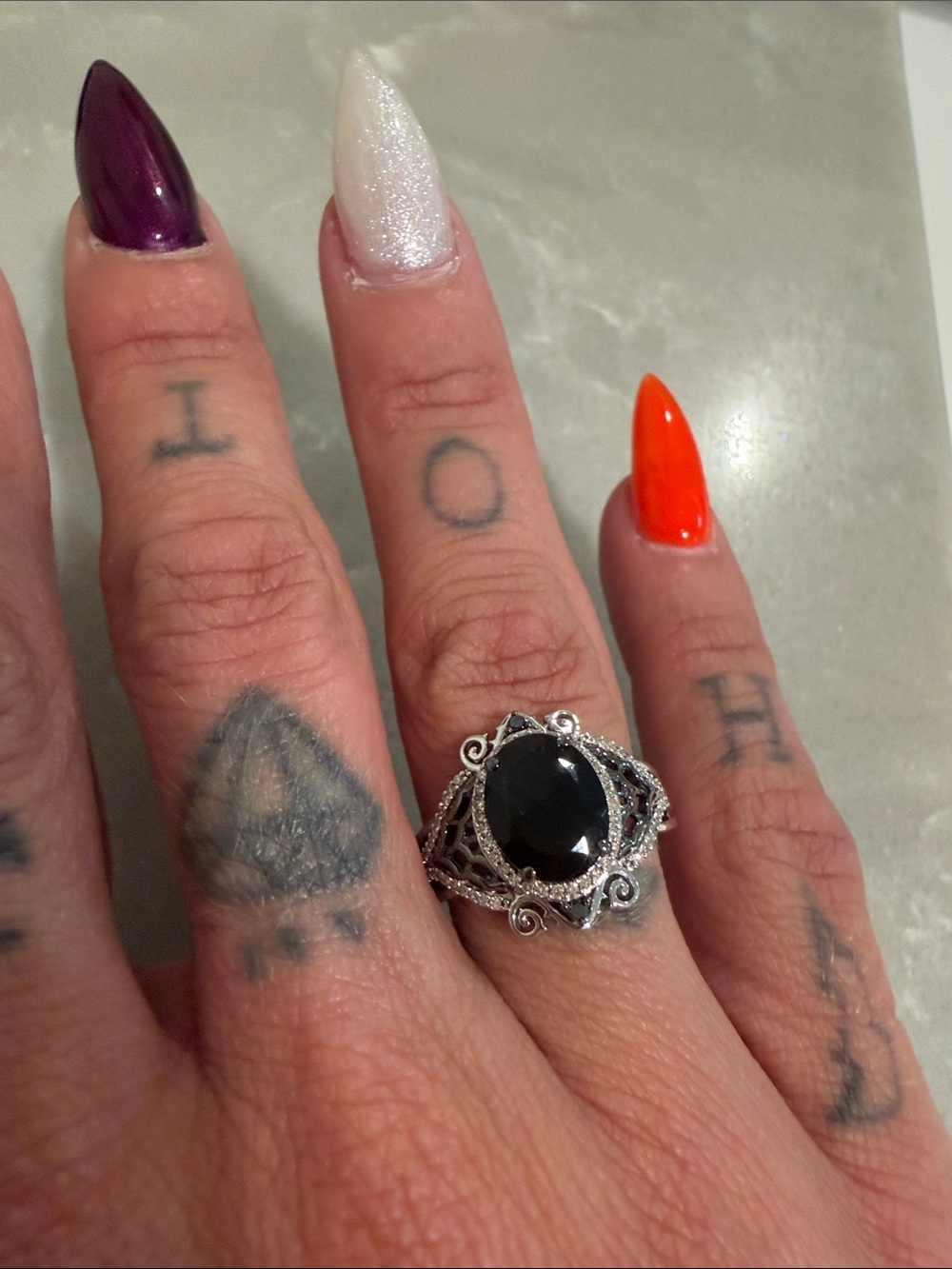 Kay jewelers Disney treasures nightmare before Christmas ring - Picture 6 of 6